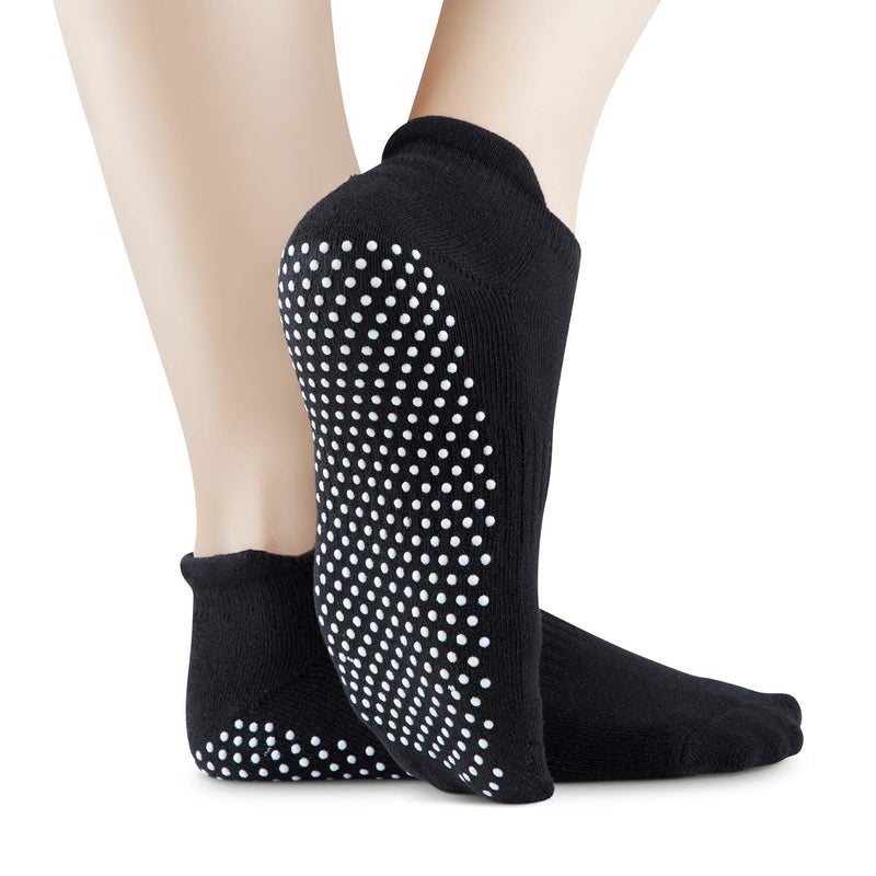 NEWCHAO Grip Non Skid Anti Slip Socks for Women and Men,3 Pairs Unisex Socks for Yoga Home Workout Barre Pilates Pregnancy Hospital - Image 3